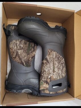 Women's Brown/Camo Stalker Pro Boots.
